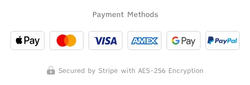 accepted payment methods